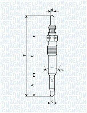 MAGNETI MARELLI Glow Plug - Compatible with Almera, Clio and 4 more models — Coils & Plugs