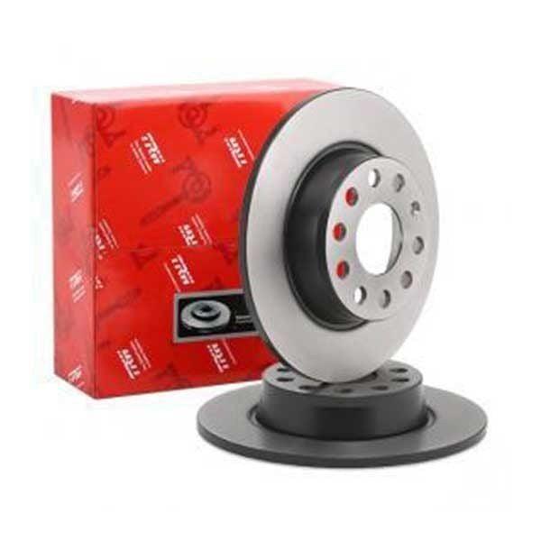 TRW Volkswagen Jetta Rear Brake Disc Kit — Brake Rotors & Drums