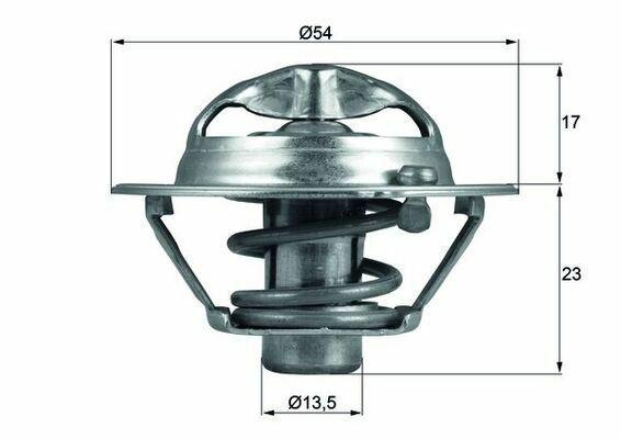 MAHLE TX11882D Thermostat 82°C - Replacement Part for Hyundai, Kia — Water Pump & Thermostat