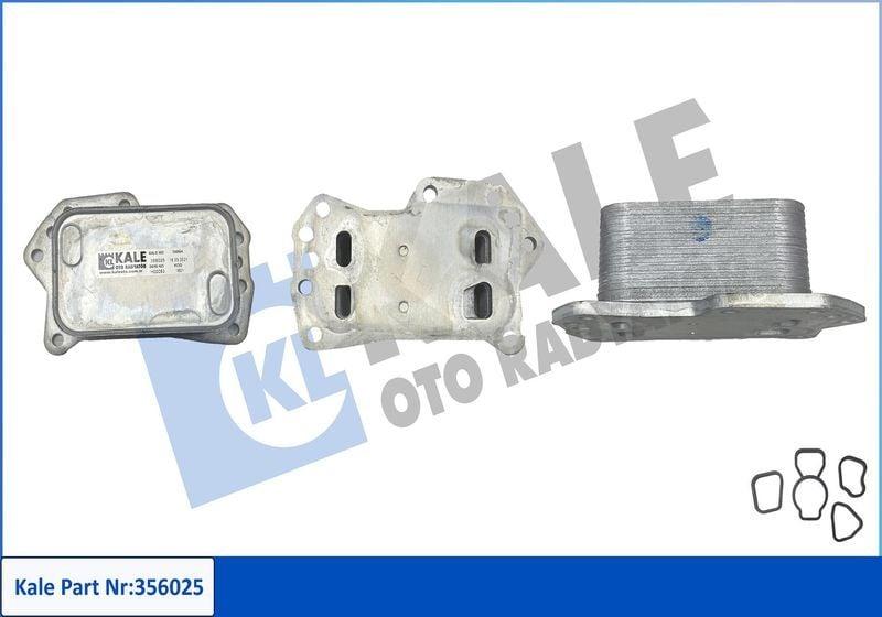 Kale Oil Cooler 356025 - Durable Aluminum Design for Qashqai II 1.5 dCi — Oil System
