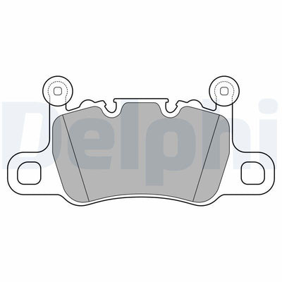 Delphi LP3655 Brake Pad Rear 911 Turbo 3.8 09 / 13-911 Gt3 4.0 05 / 18-Porsche Panamera 2.93.0 4.0 16 — Brake Pads