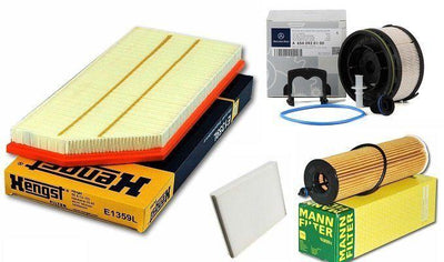 Mercedes Benz E Series W213 E220 d Scheduled Service Filter Set — Auto Parts Hall, Maintenance & Service Kits