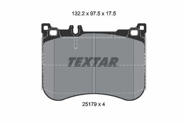 TEXTAR 2517903 Brake Pads - Reliable Performance for 217/222/231