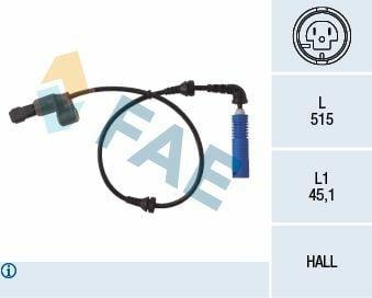 FAE ABS Sensor E46 Front Right - Wheel Speed Sensor — Brake Sensors & ABS