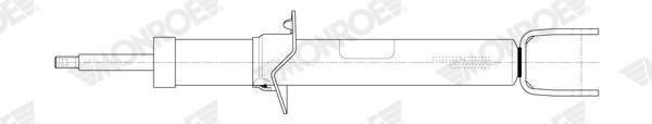 MONROE 376274SP Gas Shock Absorber - Front for C-Class W205 14- — Shocks & Struts
