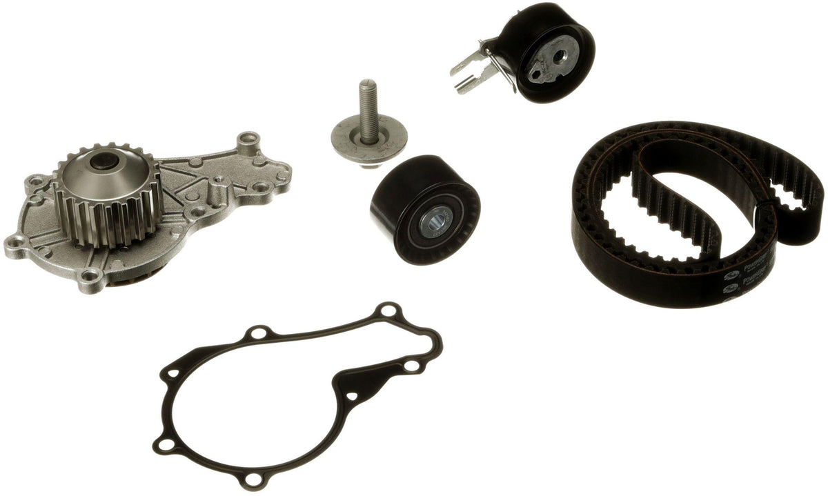 Gates KP15587XS Timing Set + Water Pump 206/207/307 C1/C2/C3 Xsara 1.4 HDi DV4TD 02- — Water Pump & Thermostat
