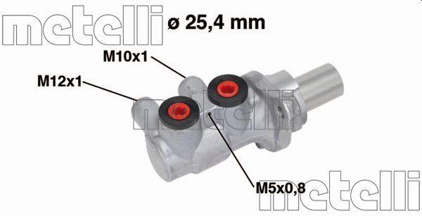 Metelli 05-0717 Brake Ana Merkez Opel Astra H 04> Esp excluding Opel Astra H 1,3 CDTi 2006- — Brake Hydraulics