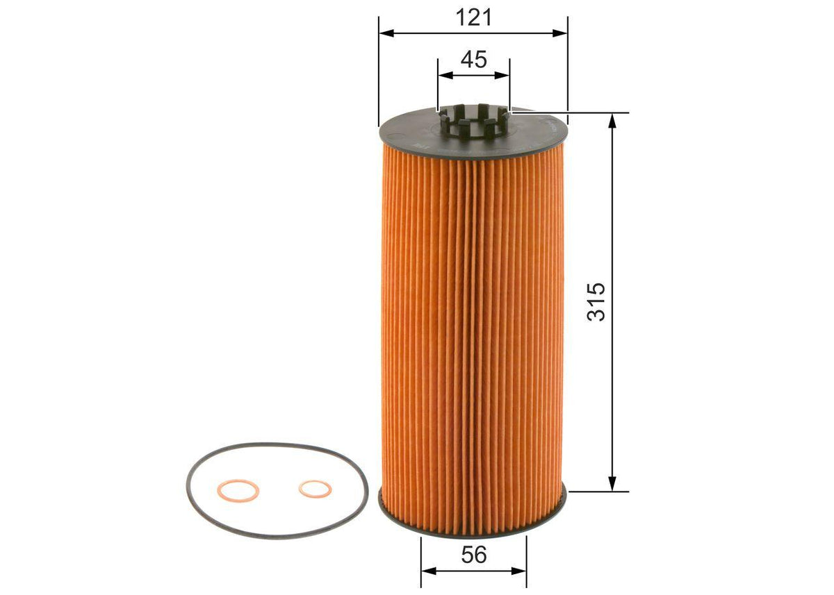 Bosch 09864B7010 Oil Filter Actros Mp2/Mp3 02> — Oil Filters