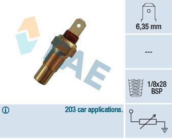 FAE 31570 Coolant Temperature Sender Hyundai Accent 95-99 Kia Besta Mazda E2200 Pregio Ranger