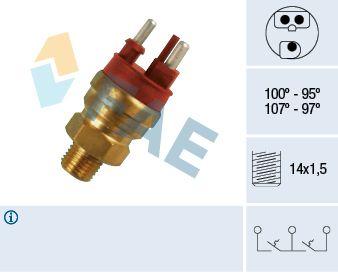 FAE 38120 Coolant Temperature Sender (Radiator Fan) 190 W201 85-93 W124 84-92 S124 85-91 C124 87-92 — Radiators & Fans