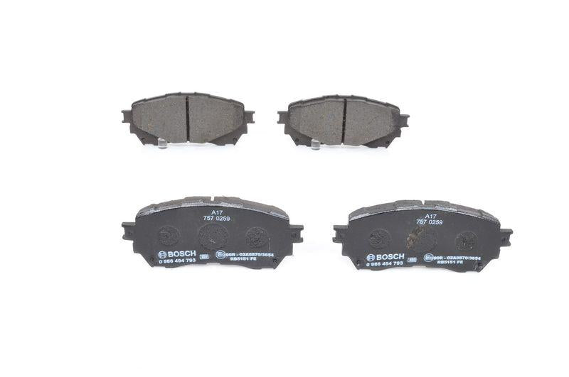Bosch 0986494793 Brake Pad Front 6 Sedan/Station Wagon 12-2.0/2.2 D/2.5 — Brake Pads