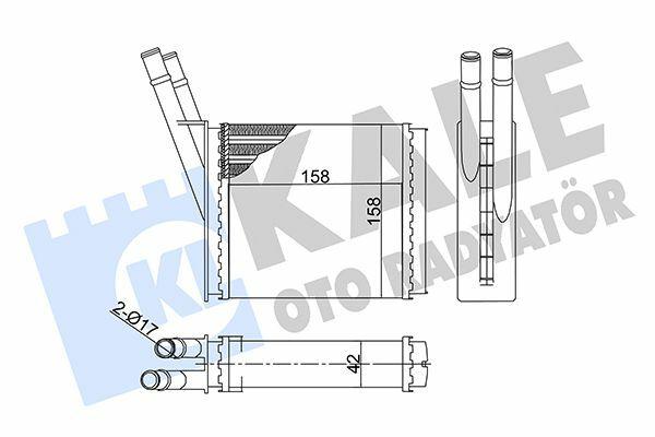 Kale Radiator 358565 - Isuzu D-Max 2.5 Heating System — Radiators & Fans