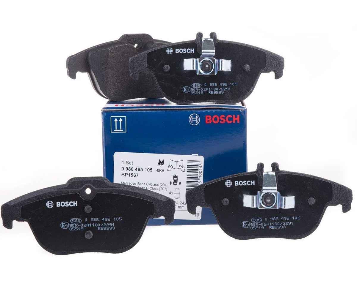 Bosch Brake Pad Set for Mercedes W204 C200 Kompressor — Brake Pads