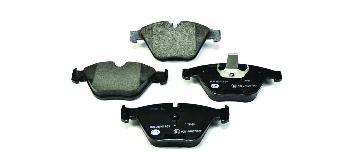 Hella 8DB355015-391 Brake Pad Front BMW E60 E65 E90 E92 E93 E84 — Brake Pads