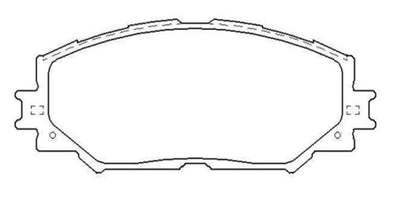 MGA 55274 Brake Pad Brake Front-(Toyota: Corolla 07 > 12 / > / Auris 07 > 12 Gasoline) — Brake Pads