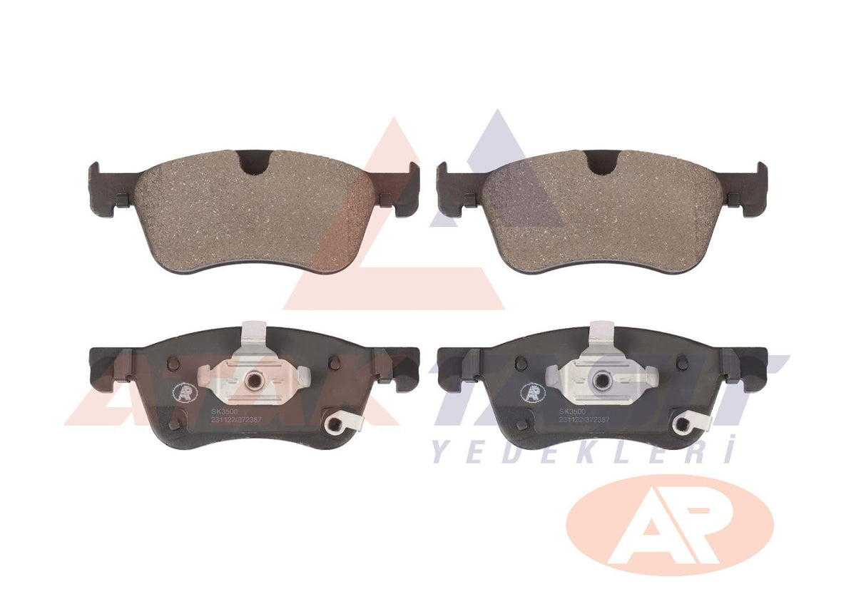 AP 05P2387 Brake Pad Front Nissan Qashqai III (J12) 1.3 DiG-T 2021-/ Renault Austral TCE 130,140 2022 — Brake Pads