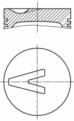 MAHLE Piston Ring 0.50 — Pistons & Rotating