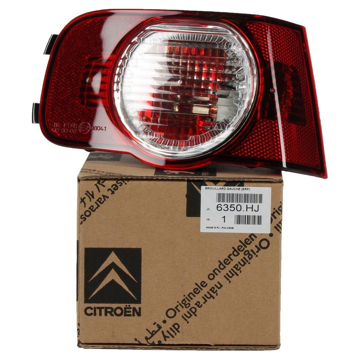 PSA 6350.HJ Rear Left Fog Lamp C3 Picasso B.M 09-15 — Tail, Signal & Reflectors
