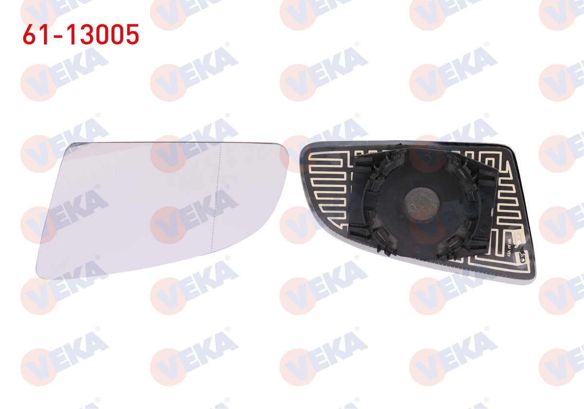 Veka 61-13005 Mirror Glass Aspheric Left Audi A3 2003-2009 / A6 2001-2007 / A6 2004-2011 — Mirrors