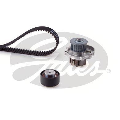 GATES Timing Belt Kit + Water Pump - Timing Belt & Water Pump Set for Fiat 500 & Jeep Compass 1.4 — Water Pump & Thermostat