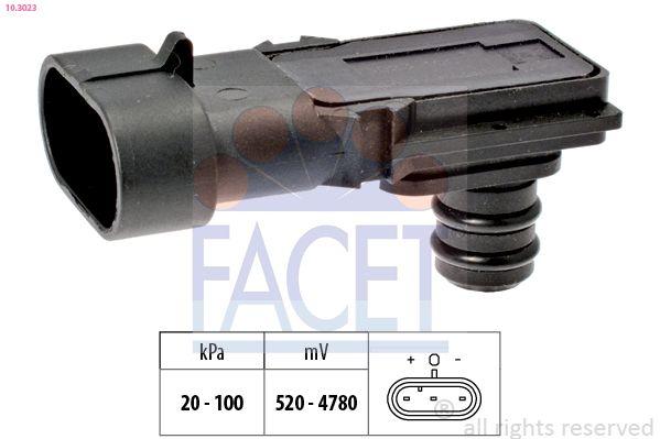 Facet 103023 Pressure Sensor Renault Clio Megane Laguna 16V — Vehicle Sensors & Switches
