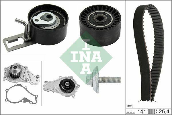 INA Timing Belt and Water Pump Kit - C5 III, C4 II, and More — Water Pump & Thermostat