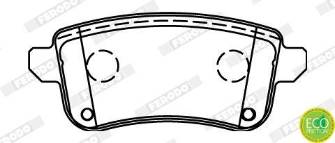 Ferodo FDB4435 Brake Pad Rear Renault Grand Scenic III 09 / — Brake Pads