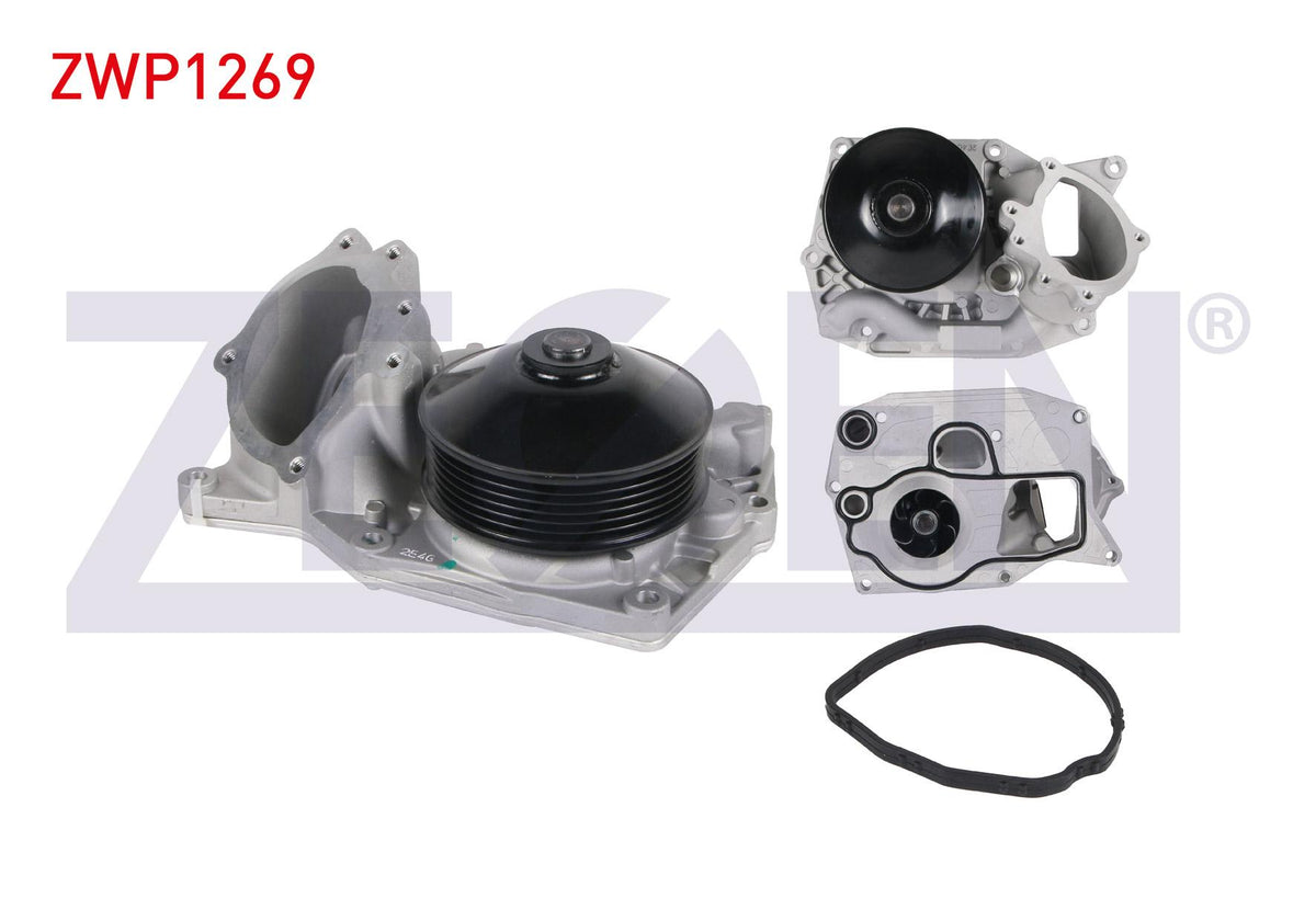 Zegen ZWP1269 Water Pump with Pulley BMW 3 Series (F30) 320 D-320 D xDrive-318 D 15-18 / 5 Series 5 — Water Pump & Thermostat