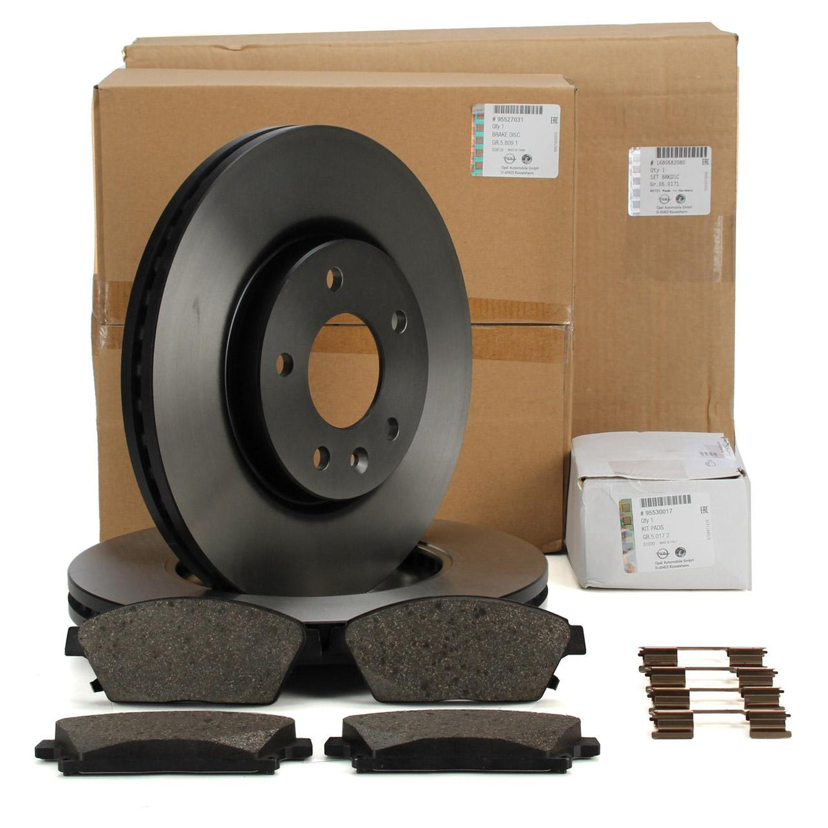 PSA 95516916 Opel Astra J 1.6 Diesel Front Brake Disc ve Brake Pad Set Genuine — Brake Pads