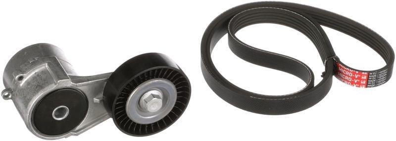 GATES V Belt Kit - Compatible with Astra G & Corsa C 1.4 16V + AC — Belts