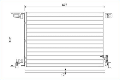 Valeo 822609 A/C Condenser Touareg A8 18-A6 A7 17-Q7 16-3.0 TDI Czse Cuea Dend — Condensers & Evaporators