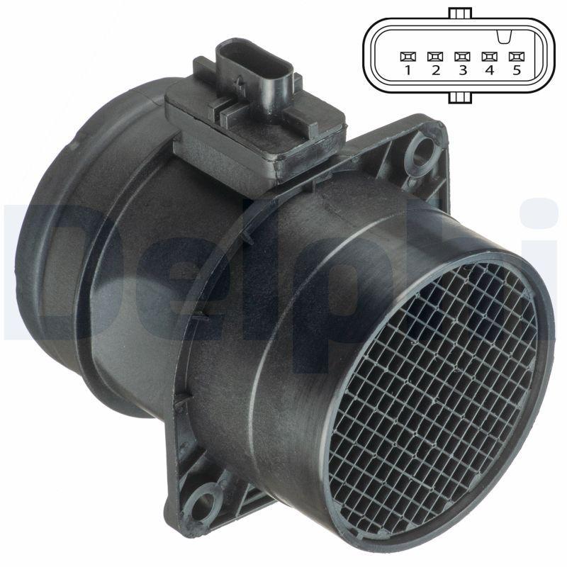 Delphi AF10397-12B1 Mass Air Flow Sensor Amarok Caddy Crafter Golf Passat Tiguan Transporter T6 2.0 TDI