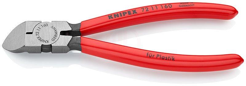 Knipex 72 11 160 45° Angled Diagonal Cutters for Plastics