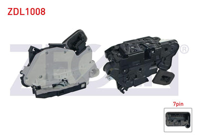Zegen ZDL1008 Door Lock with Motor Left Front 7 Pin VW Golf VI-VII-Jetta III-IV-Polo-Sharan-Touran — Handles, Locks & Latches