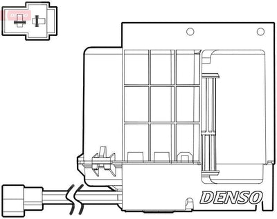 Denso DEA17033 Heater Motor Mercedes Sprinter — Heater & Blower