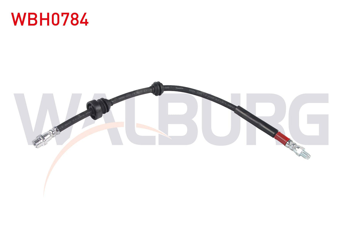 WALBURG WBH0784 Brake Hose Front Left-Right 480mm Mercedes Glc (X253) 2015-| Set of 2 — Brake Hydraulics