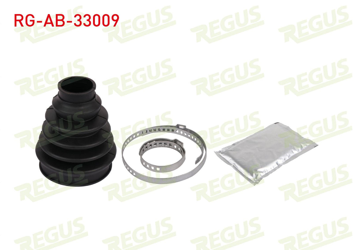 REGUS RG-AB-33009 CV Joint Boot Outer Kit 206 / 306 / 307 / Partner / C3 / C4 / Berlingo — Axles, CV Joints & Boots
