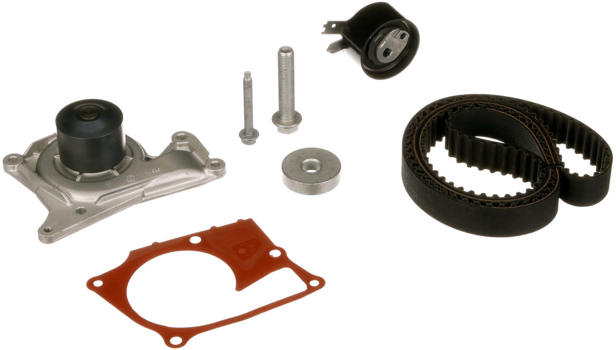 Gates KP35675XS Camshaft Tensioner Kit with Water Pump Kangoo Megane III Scenic III Fluence Clio IV — Water Pump & Thermostat