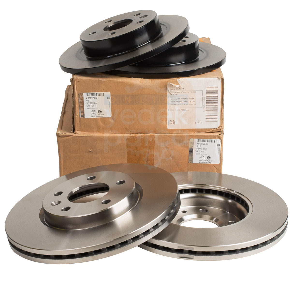Disc Set Front /Rear 1.6 Diesel Astra J (Front Disc Diameter 300 mm /Rear Disc Diameter 292 mm )