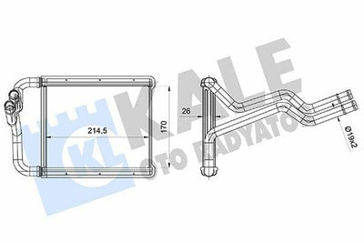 Kale Radiator 360845 for Kia Sorento II 2.0 2.2 2.4 — Radiators & Fans