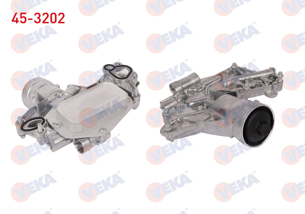 Veka 45-3202 Oil Cooler Complete Opel Astra J 1.6i 2009-2016 / Insignia 1.6 T 2008 — Oil System