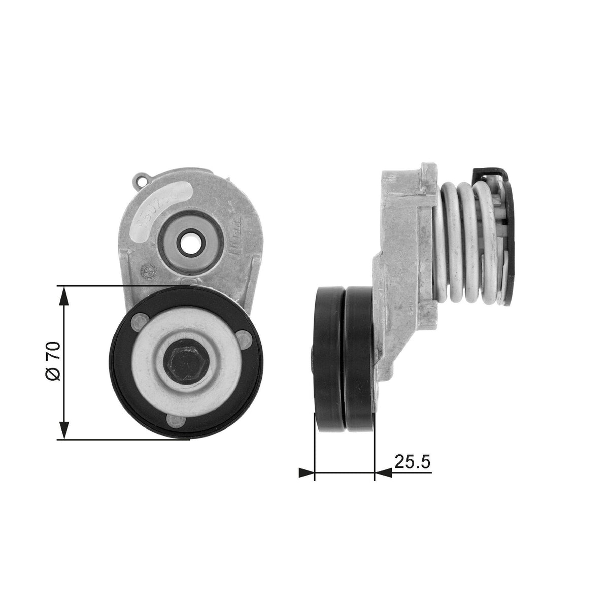 Gates T38432 Alternator Tensioner Opel Astra G/H Combo Corsa C Meriva A 1.7 CDTi
