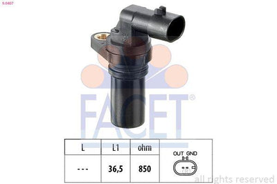 Facet 9.0407 Crankshaft Shaft Sensor Doblo Grande Punto Linea Panda Astra Corsa Z13dth A13dte 1.3