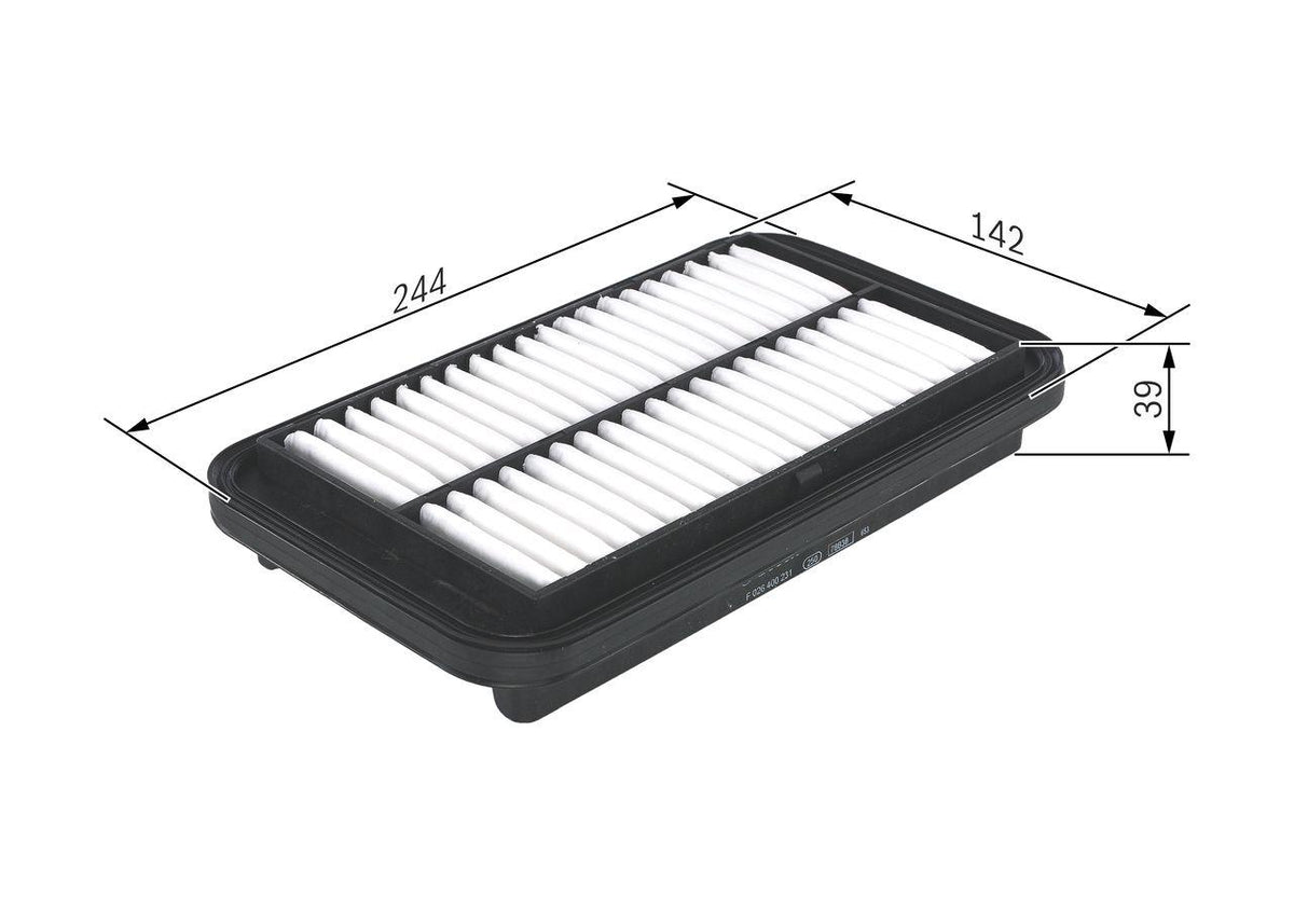 Bosch F026400231 Air Filter Suzuki Alto 2009 >