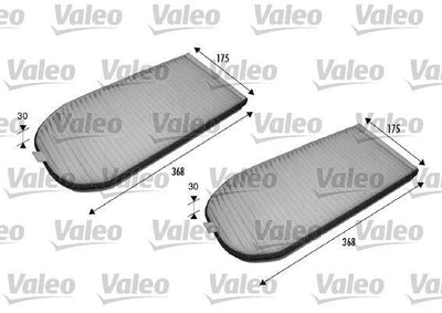 Valeo 698838 Cabin Air Filter BMW E38 — Air & Cabin Filters