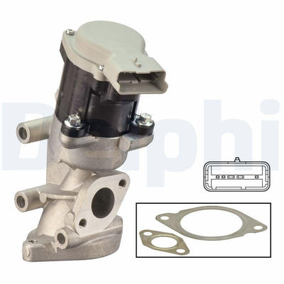 Delphi EGR Valve for Land Rover R.Rover Sport 2.7 & Discovery III - 12V — Emission Control