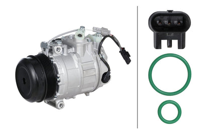 Hella 8FK366202-531 A/C Compressor Mercedes W222 Sprinter 906 06 > 18