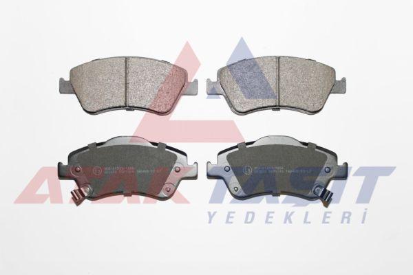 AP 05P1316 Brake Pad Front with Wear Indicator Toyota Corolla 1.4 D 2007-2012 / Corolla 1.4 D-4D 2007-2012 / Cor — Brake Pads