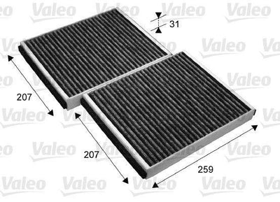 Valeo 715690 Cabin Air Filter BMW F07 F10 F11 F01 F02 F03 F04 with Carbon