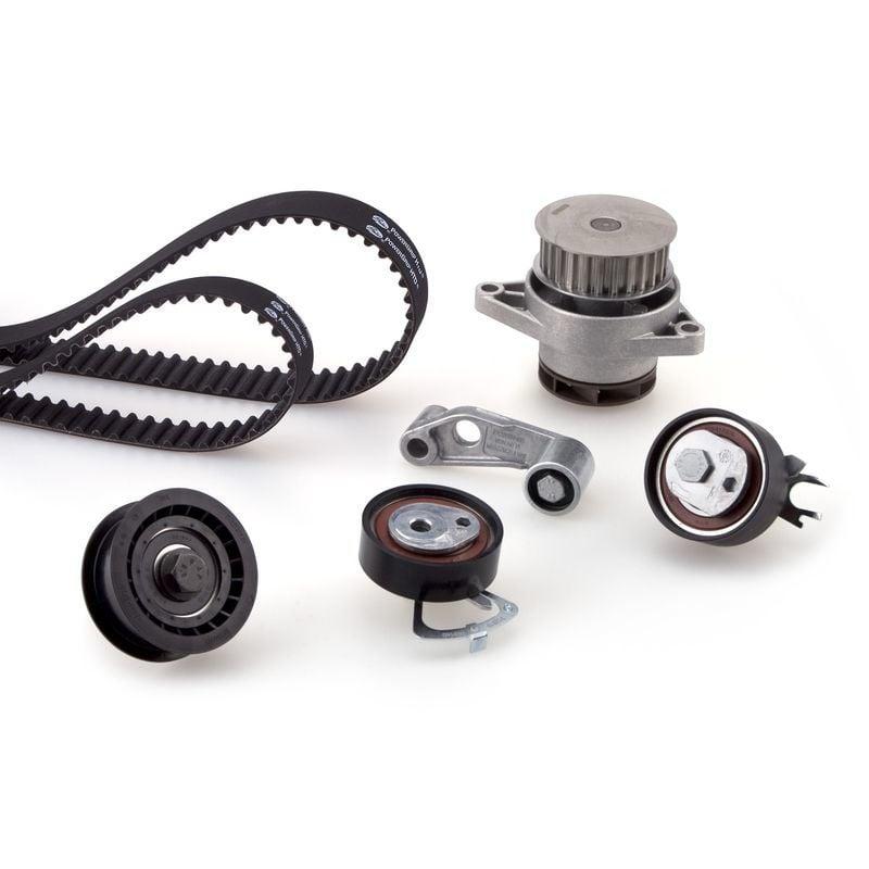 GATES Timing Tk + Water Pump - Timing Belt and Water Pump Kit for Golf IV, Bora, Polo 1.6 16V — Water Pump & Thermostat